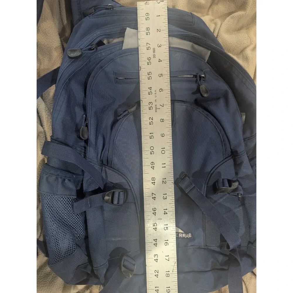 High Sierra Loop Backpack Travel Work Backpack w/ Tablet Sleeve Blue